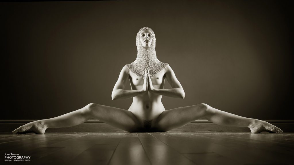 Knight at Arms model is Ariel Andessen