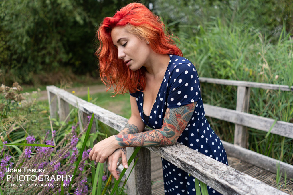 Roxy Love at Bedford riverbank