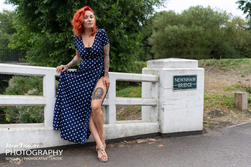 Roxy Love at Bedford riverbank